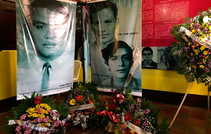 Sandinistas recuerdan a Héroes y Mártires de Nandaime