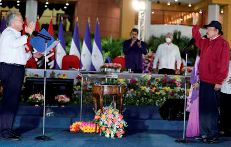 Daniel al frente del Pueblo Presidente