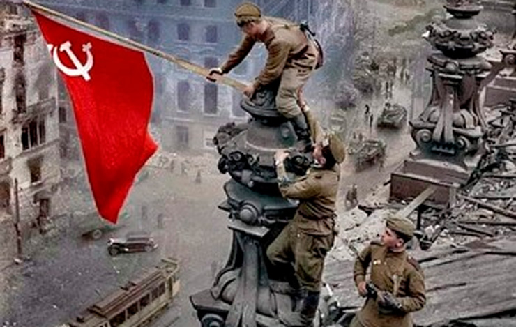 Nuestro respeto y gratitud eterna al Ejército Rojo por derrotar al fascismo.¡La URSS no ganó la II Guerra Mundial en Hollywood!